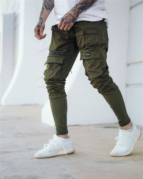 givenchy olive cargo pants|Cargo pants in denim .